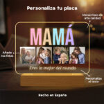Miniatura de Lámpara Mamá multicolor personalizada
