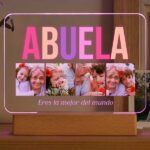 Lámpara Abuela multicolor personalizada Miniatura de Lámpara Abuela multicolor personalizada