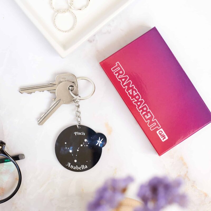 Llavero Zodiaco con Nombre personalizado