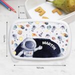 Miniatura de Fiambrera Infantil Astronauta en el Espacio personalizada