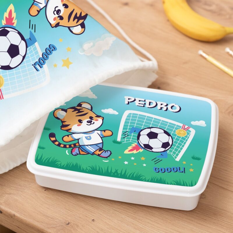 Fiambrera Infantil Fútbol personalizada