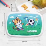 Miniatura de Fiambrera Infantil Fútbol personalizada