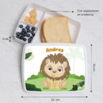 Miniatura de Fiambrera Infantil Animales Selva personalizada