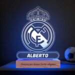 Lámpara Escudo Real Madrid personalizada Miniatura de Lámpara Escudo Real Madrid personalizada