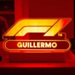 Lámpara Fórmula 1 con Nombre personalizada Miniatura de Lámpara Fórmula 1 con Nombre personalizada