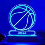 Lámpara Pelota Basquet personalizada Miniatura de Lámpara Pelota Basquet personalizada