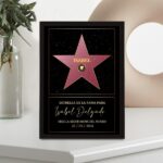 Miniatura de Placa Hollywood con Textos personalizada