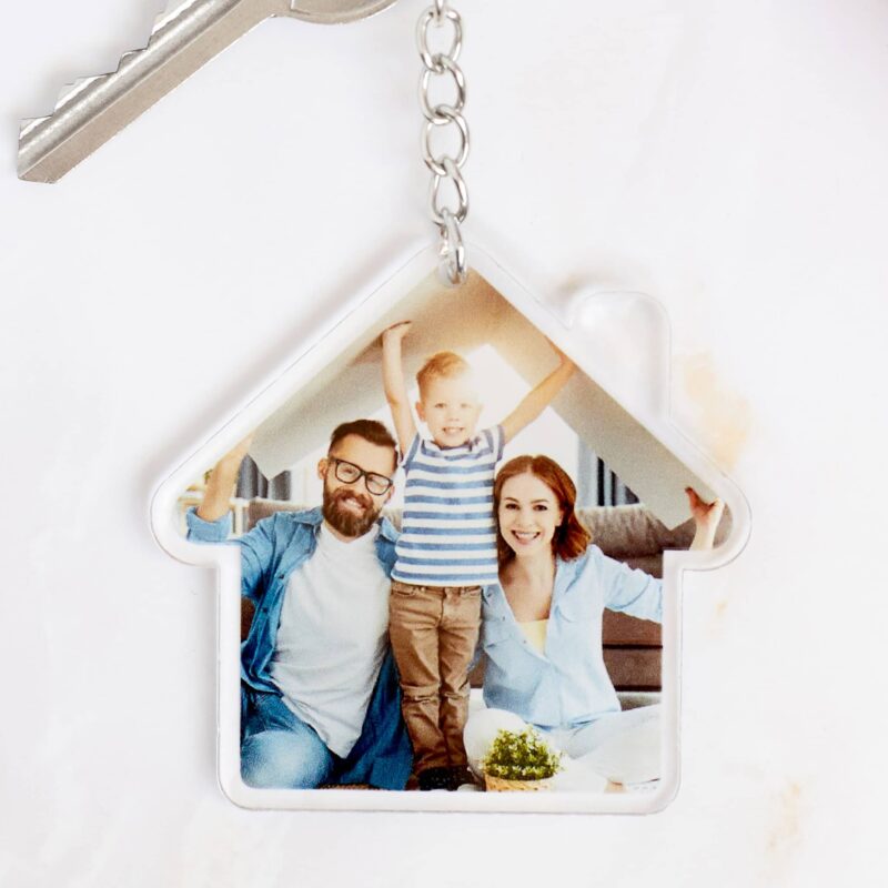 Llavero Hogar con Foto personalizado Llavero Hogar con Foto personalizado