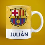 Miniatura de Taza Escudo Fútbol Barcelona personalizada