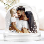 Miniatura de Bola de Nieve con Foto personalizada