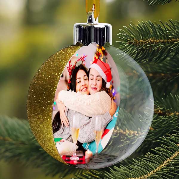 Bola Colgante para Árbol de Navidad con Foto personalizada