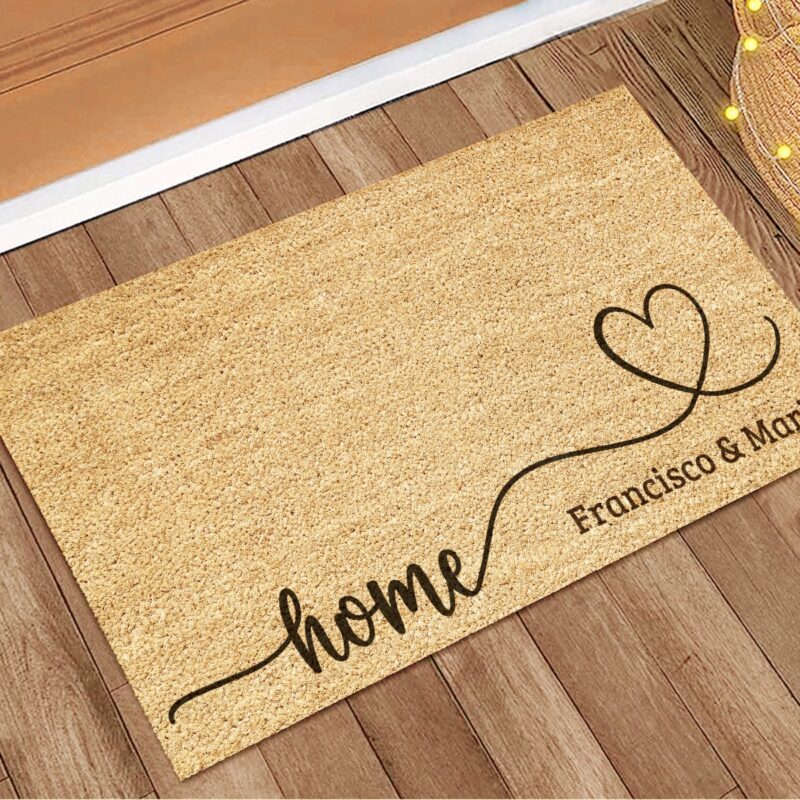 Felpudo Corazón Lazo personalizado