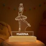 Lámpara Bailarina con Nombre personalizada Miniatura de Lámpara Bailarina con Nombre personalizada