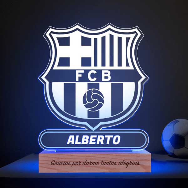 Lámpara Escudo Barcelona personalizada