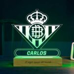 Lámpara Escudo Betis personalizada Miniatura de Lámpara Escudo Betis personalizada