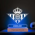 Miniatura de Lámpara Escudo Betis personalizada