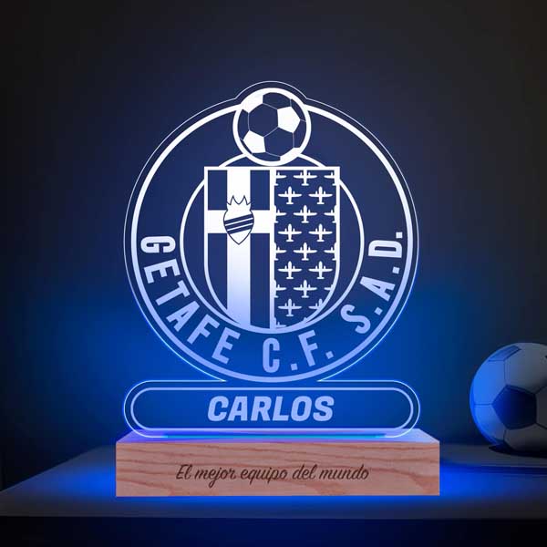 Lámpara Escudo Getafe personalizada Lámpara Escudo Getafe personalizada