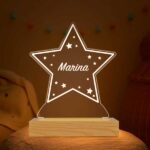 Lámpara Infantil Estrella con Nombre personalizada Miniatura de Lámpara Infantil Estrella con Nombre personalizada