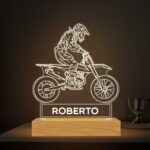 Lámpara Moto con Nombre personalizada Miniatura de Lámpara Moto con Nombre personalizada