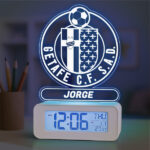 Miniatura de Reloj Despertador con Luz Escudo Getafe Personalizado