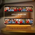 Lámpara Carrete con Fotos personalizada Miniatura de Lámpara Carrete con Fotos personalizada