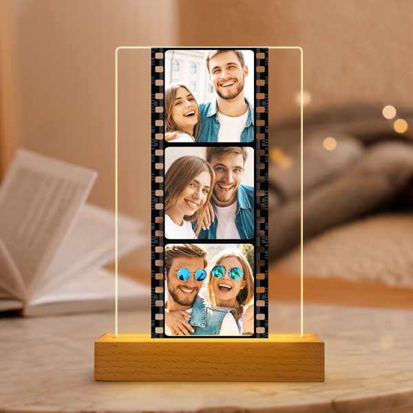 Lámpara Carrete con Fotos personalizada