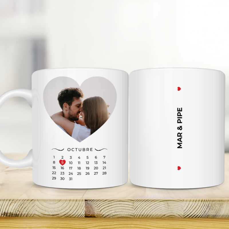 Taza Calendario personalizada
