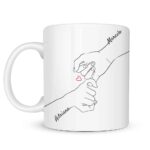 Miniatura de Taza Manos Unidas con Nombres personalizada