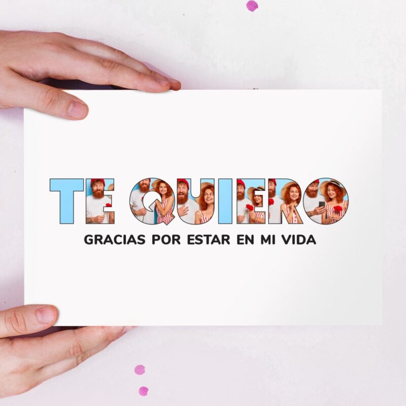 Caja de Dulces con Textos personalizada