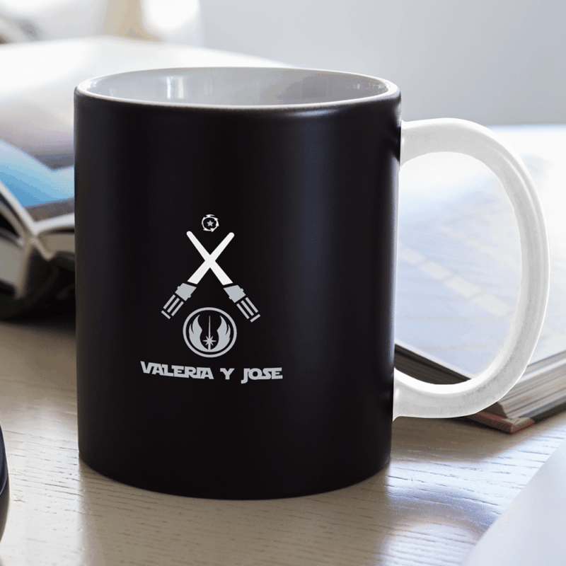 Taza Star Wars con Nombre y Fecha personalizada