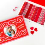 Caja de Dulces Corazón con Foto y Textos personalizada Miniatura de Caja de Dulces Corazón con Foto y Textos personalizada