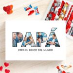 Caja de Dulces Papá con Fotos personalizadas Miniatura de Caja de Dulces Papá con Fotos personalizadas