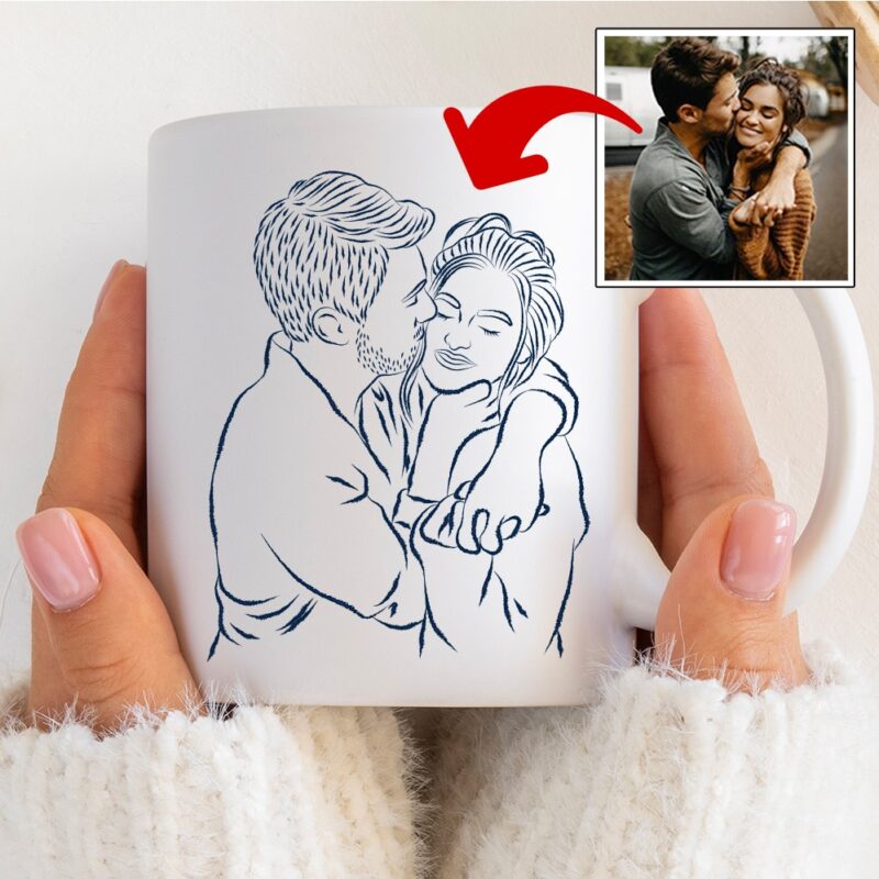 Taza con Foto Ilustrada y Nombre personalizada
