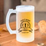 Miniatura de Jarra de Cerveza Aquí Bebe personalizada
