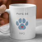 Taza Papá de Mascota con Nombre personalizada Miniatura de Taza Papá de Mascota con Nombre personalizada