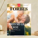 Placa Revista Forbes con Foto y Textos personalizada Miniatura de Placa Revista Forbes con Foto y Textos personalizada