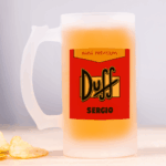 Miniatura de Jarra de Cerveza Duff personalizada