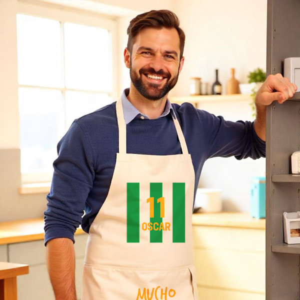 Delantal Fútbol Betis con Nombre personalizado