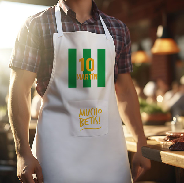 Delantal Fútbol Betis con Nombre personalizado