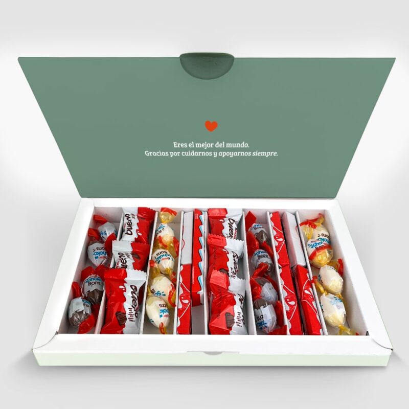 Caja de Dulces Papá de Colores personalizada