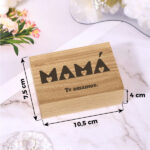 Miniatura de Caja de Fotos Acordeón Mamá Corazones con Texto personalizada