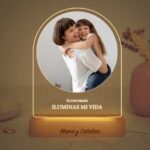 Miniatura de Lámpara Arco con Foto y Texto personalizada