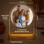 Miniatura de Lámpara Arco con Foto y Texto personalizada