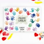 Caja de Dulces Manos Colores con Nombres y Texto personalizada Miniatura de Caja de Dulces Manos Colores con Nombres y Texto personalizada