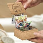 Caja de Fotos Acordeón Pajaritos con Texto personalizada Miniatura de Caja de Fotos Acordeón Pajaritos con Texto personalizada