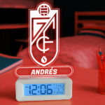 Miniatura de Reloj Despertador con Luz Escudo Granada personalizado