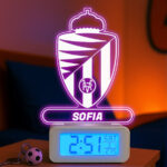 Miniatura de Reloj Despertador con Luz Escudo Valladolid personalizado