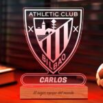 Lámpara Escudo Athletic Bilbao personalizada Miniatura de Lámpara Escudo Athletic Bilbao personalizada