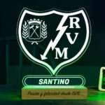 Miniatura de Lámpara Escudo Rayo Vallecano personalizada