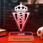 Miniatura de Lámpara Escudo Sporting de Gijón personalizada